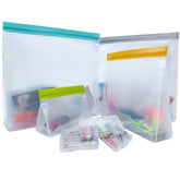 WOEUROI 12-pack soft plastic bait storage bags set - front view